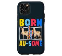 Born Au-Some Llama Alpaca Autism Awareness Month Case for iPhone 11 Pro