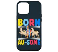 Born Au-Some Llama Alpaca Autism Awareness Month Case for iPhone 12 Pro Max