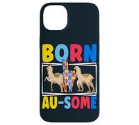 Born Au-Some Llama Alpaca Autism Awareness Month Case for iPhone 14 Plus