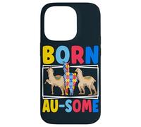 Born Au-Some Llama Alpaca Autism Awareness Month Case for iPhone 14 Pro