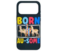 Born Au-Some Llama Alpaca Autism Awareness Month Case for iPhone 17 Pro Max