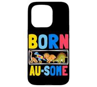 Born Au-Some T-Rex Dino Dinosaurs Autism Awareness Month Case for iPhone 15 Pro