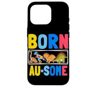 Born Au-Some T-Rex Dino Dinosaurs Autism Awareness Month Case for iPhone 16 Pro