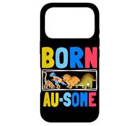 Born Au-Some T-Rex Dino Dinosaurs Autism Awareness Month Case for iPhone 17 Pro