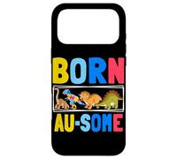 Born Au-Some T-Rex Dino Dinosaurs Autism Awareness Month Case for iPhone 17 Pro Max