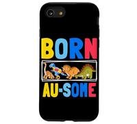 Born Au-Some T-Rex Dino Dinosaurs Autism Awareness Month Case for iPhone SE (2020) / 7/8