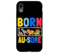Born Au-Some T-Rex Dino Dinosaurs Autism Awareness Month Case for iPhone XR