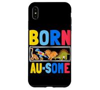 Born Au-Some T-Rex Dino Dinosaurs Autism Awareness Month Case for iPhone XS Max