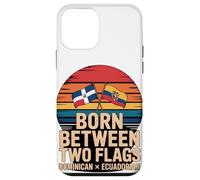 Born Between Two Flags Dominican Ecuadorian Case for iPhone 12 mini