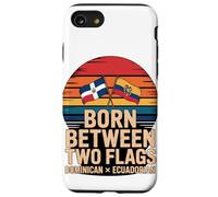 Born Between Two Flags Dominican Ecuadorian Case for iPhone SE (2020) / 7/8