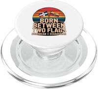 Born Between Two Flags Dominican Ecuadorian PopSockets PopGrip for MagSafe