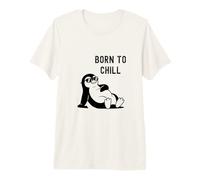 Born Chill Lazy Penguin Premium T-Shirt
