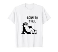 Born Chill Lazy Penguin T-Shirt
