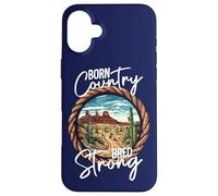 Born Country Bred Strong Country Life Western Roots Cowboy Case for iPhone 16 Plus