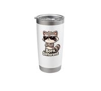 Born Different Kids Raccoon Chibi Stainless Steel Insulated Tumbler