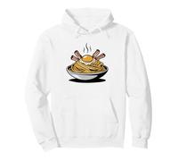 Born Eat Carbonara Roman Pasta Vintage Retro Badge Lover Pullover Hoodie