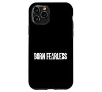 Born Fearless Military Style Mindset Typography Graphic Case for iPhone 11 Pro