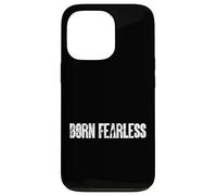 Born Fearless Military Style Mindset Typography Graphic Case for iPhone 13 Pro