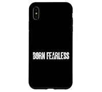 Born Fearless Military Style Mindset Typography Graphic Case for iPhone XS Max