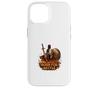 Born For Battle Spartan Warrior Strength Design Case for iPhone 14