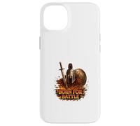 Born For Battle Spartan Warrior Strength Design Case for iPhone 14 Plus