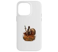 Born For Battle Spartan Warrior Strength Design Case for iPhone 14 Pro Max