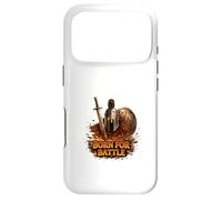 Born For Battle Spartan Warrior Strength Design Case for iPhone 17 Pro