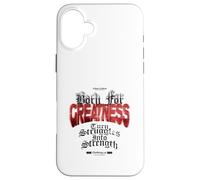 Born for Greatness - Urban Streetwear Statement Case for iPhone 16 Plus