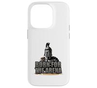 Born For The Arena Warrior Spartan Design Case for iPhone 14 Pro