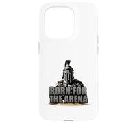 Born For The Arena Warrior Spartan Design Case for iPhone 15 Pro