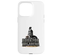 Born For The Arena Warrior Spartan Design Case for iPhone 15 Pro Max