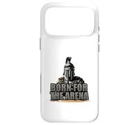 Born For The Arena Warrior Spartan Design Case for iPhone 17 Pro Max