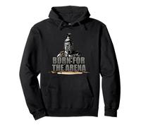 Born For The Arena Warrior Spartan Design Pullover Hoodie
