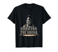 Born for The Arena Warrior Spartan Design T-Shirt