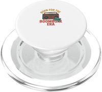 Born for the Boombox Era Vintage Retro 80s PopSockets PopGrip for MagSafe