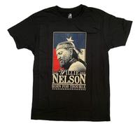 Born For Trouble Cotton T-Shirt Willie Nelson Black M