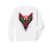 Born From Chaos Phoenix - Vintage Edgy Y2K Backprint Graffiti Sweatshirt