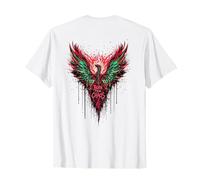Born from Chaos Phoenix - Vintage Edgy Y2K Backprint Graffiti T-Shirt