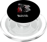 Born From Shadow. Bound To None. Soldier American Flag PopSockets PopGrip for MagSafe