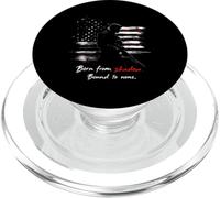 Born From Shadow. Bound To None. Soldier Silhouette PopSockets PopGrip for MagSafe