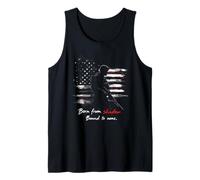 Born from Shadow. Bound to None. Soldier Silhouette Tank Top