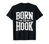 Born Hook Rugs Funny Rug Hooking Hobbyist Hooker Humor Craft T-Shirt