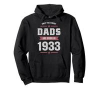 Born In 1933 88 Years Old Vintage 88th Birthday Best Dad Pullover Hoodie