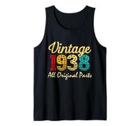 Born in 1938 87 Years Old Made in 1938 87th Birthday Tank Top