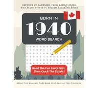 Born in 1940: Large Print Canadian Word Search Puzzle Book: Perfect 85th Birthday Gift for Seniors 2025 Born In Canada | Personalized Activity Book | ... Wordsearches (Born In Canada Word Search)