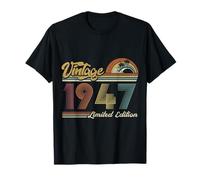 Born In 1947 Vintage 1947 birthday T-Shirt