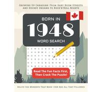 Born in 1948 Word Search: Perfect 77th Birthday Gift: Large Print Canadian Puzzle Book for Seniors Born In Canada | Personalized Activity Book 2025 | ... Wordsearches (Born In Canada Word Search)