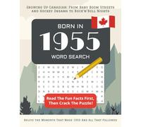 Born in 1955 Word Search Canada: Perfect 71th Birthday Gift Idea For Mom and Dad: Personalized Word Search Book for Adults 2026 | Large Print Puzzle ... From Every Year (Born In Canada Word Search)