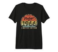 Born in 1966 Retro Outfit Vintage Style Classic Era Premium T-Shirt