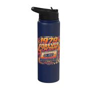 Born in 1979 Forever On Tape Soundtrack Life Stainless Steel Insulated Water Bottle